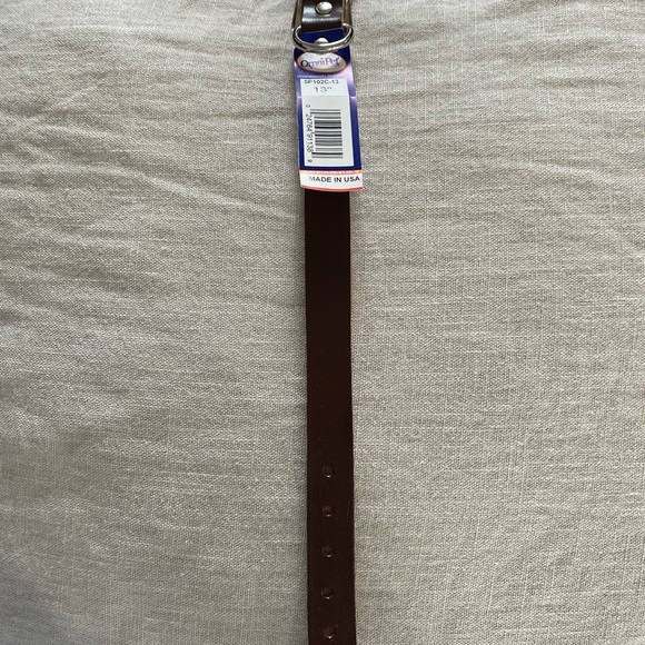 LEATHER DOG COLLAR/Collar de cuero para Perro - Picture 6 of 7